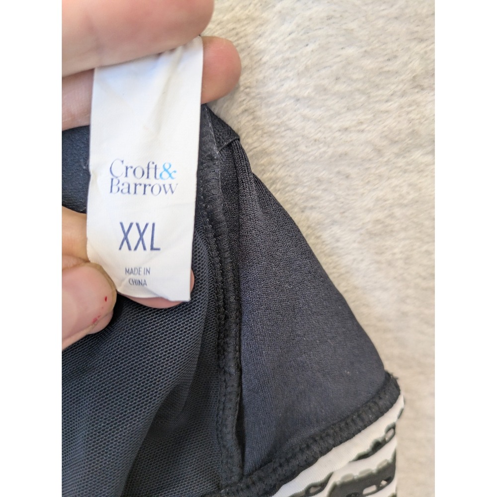 Croft & Barrow Women's Size XL/XXL Tankini Swim Tops Lot of 2 Navy Black Striped - Picture 6 of 9